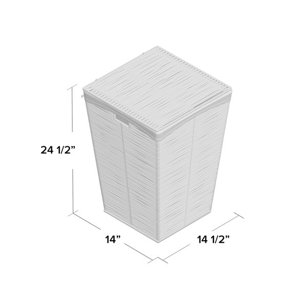 Laurel Foundry Modern Farmhouse Laundry Hamper with Lid & Reviews Wayfair